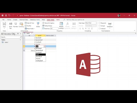 The SECRET to Creating a Dropdown List in Microsoft Access Tables
