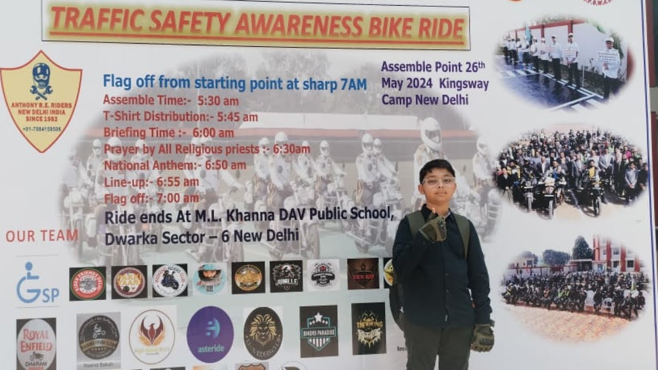 Traffic Safety Awareness Ride | Delhi Traffic Police | Riding With Zindagi