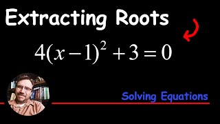How to Solve by Extracting Roots with Complex Solutions | Solve for x | Quadratic Equation