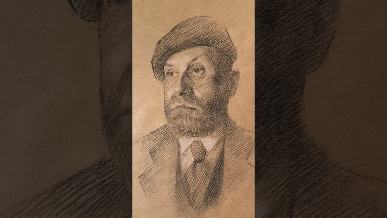 A touch of Henry Vlll here.  Beards are deceptive—they present as a mass that is *easier* to draw