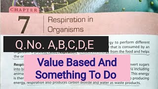 DAV Class 7 Science Ch- 7 Full Solution|| Q.no. A,B,C,D,E, Value Based Question and Something To Do