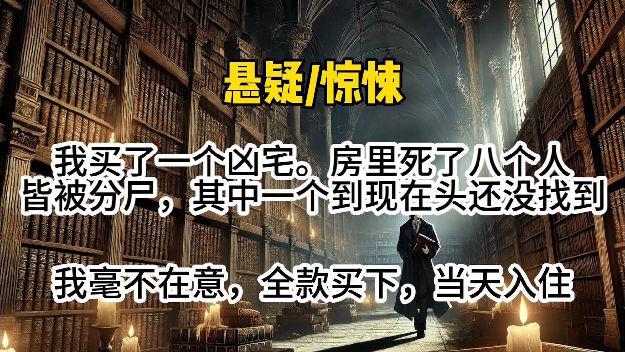 我买了个凶宅，房间里死了8个人。都非常惨，但我毫不在意，全款卖下，当天就入住…#悬疑 #懸疑 #惊悚 #一口气看完