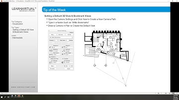 Setting a Default 3D View and Bookmark Views in ARCHICAD