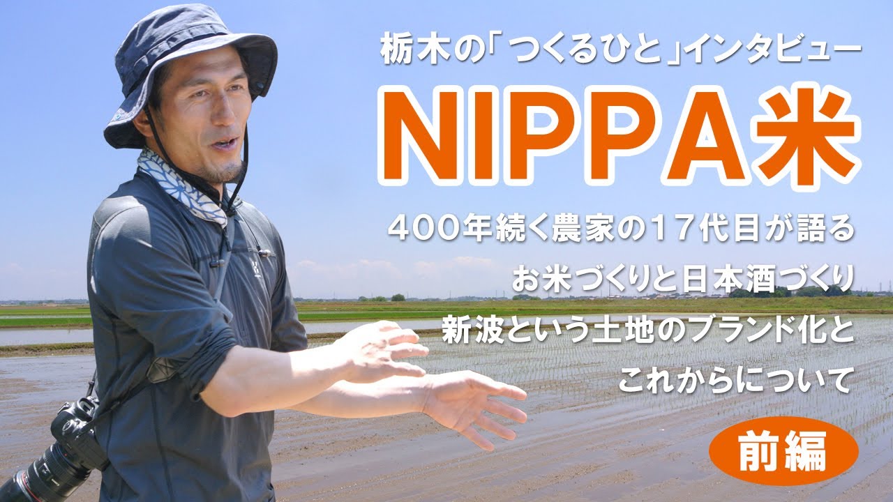 栃木の「つくる人」インタビュー　400年続く農家の17代目・NIPPA米の田中さんに聞く「米作り」や日本酒『新波』について【前編】