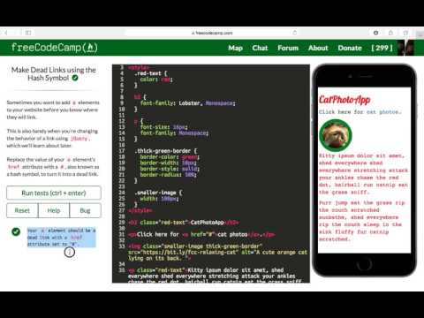 Make Dead Links using the Hash Symbol