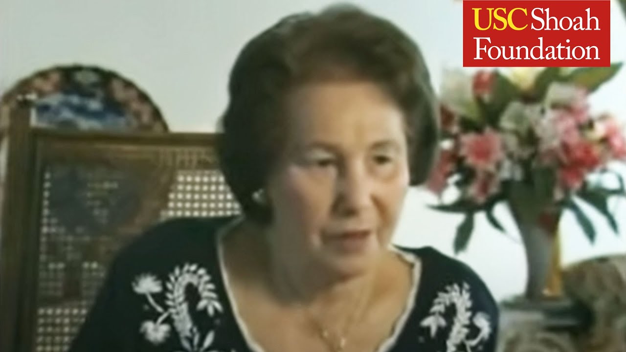 Jewish Survivor Sally Recht Testimony | USC Shoah Foundation