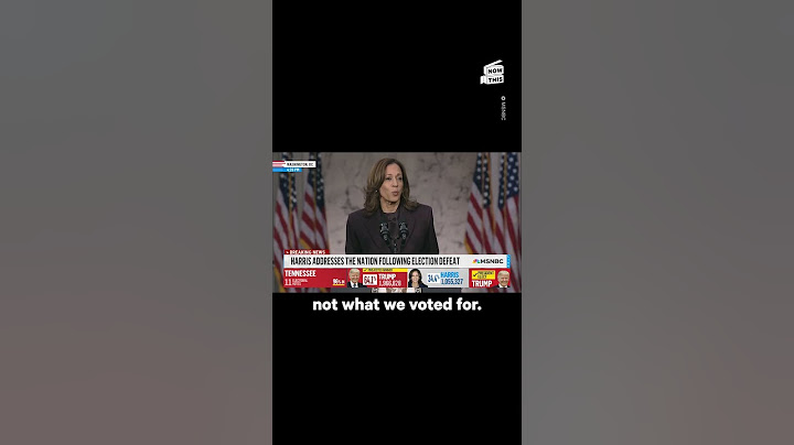 Kamala Harris’ Concession Speech: ‘My Heart Is Full’