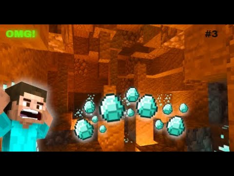 I found diamonds in a cave! || Minecraft || survival #3 - YouTube