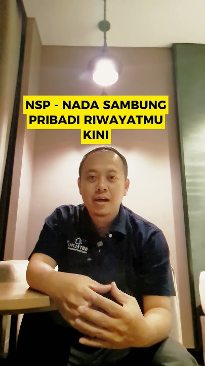 NSP atau Nada Sambung Pribadi Riwayatmu Kini. Ada yang Pasih Pakai NSP? #shorts