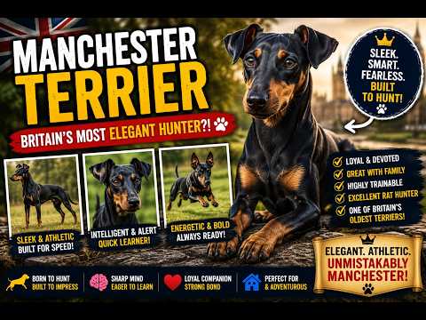 Manchester Terrier: Britain's Most Elegant Hunter?! 🇬🇧🐶