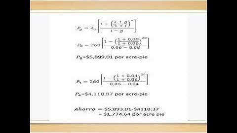 Ejercicio 2.36 Factores para Series de Gradiente Geometrico