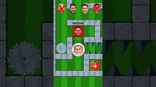 RONALDO vs MESSI MAZE CHALLENGE #mazechallenge #robloxshorts #usashorts