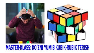 Ko'zni yumib kubik-rubik terish siri