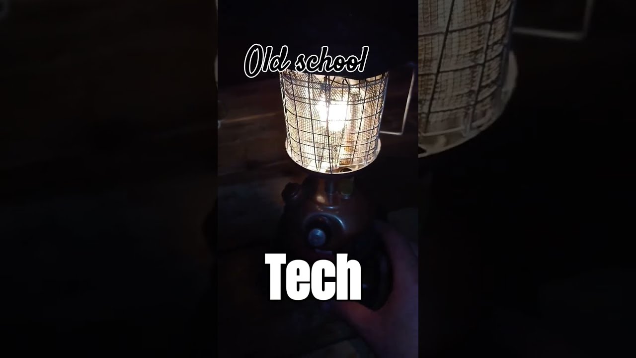 Old School Tech Coleman Lantern Out Of Fashion Shorts Technology Camping