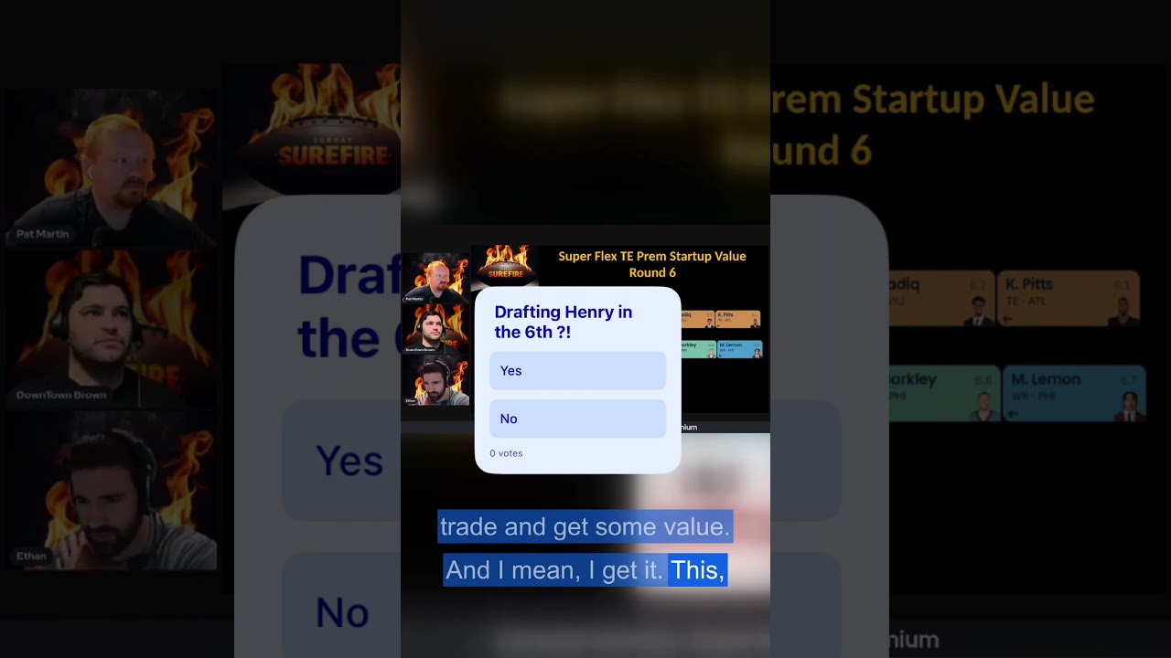 How Esrly are you Drafting Henry?