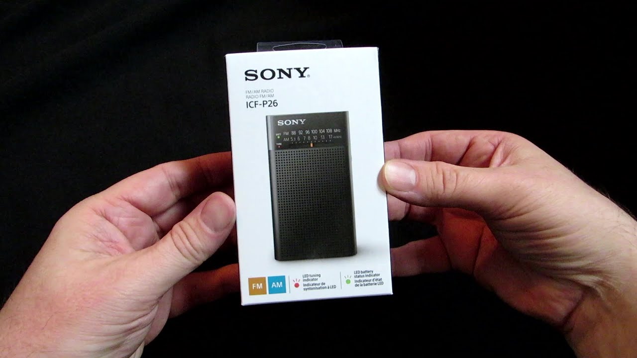 Sony Radio ICF-P26 Unboxing LPOS