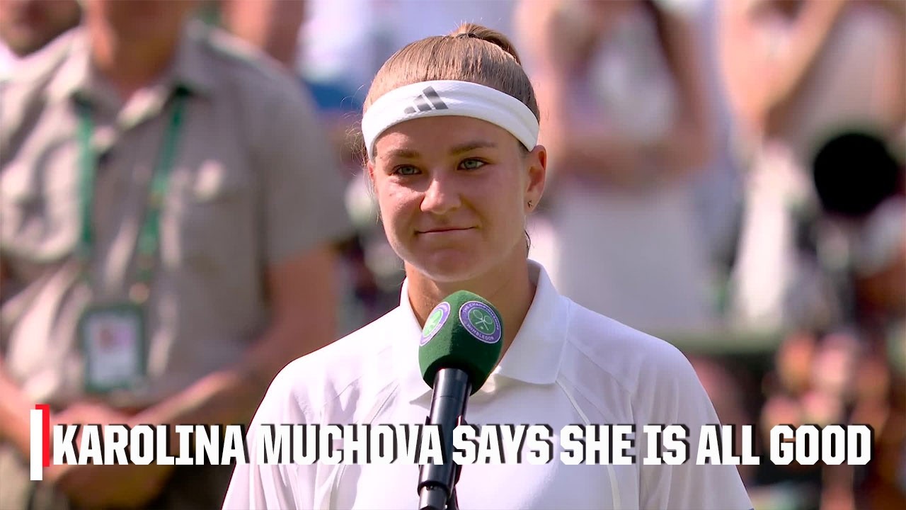 Karolina Muchova confirms her side discomfort was just trying to catch her breath | 2026 Wimbledon