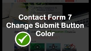 contact form 7 change submit button color simple video instruction