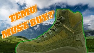 A MUST BUY!!! THE UNZHUO MAKE HIKING BOOT FROM TEMU, Is It Worth it?