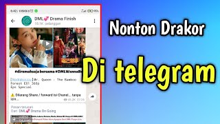 Cara Nonton/Download Drakor Di Telegram