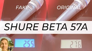 Fake or Genuine? A Detailed Comparison of Counterfeit and Original Shure BETA 57A Microphones