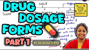 Doseringsvormen van geneesmiddelen - Deel 1 | Algemene farmacologie MBBS 2e jaar