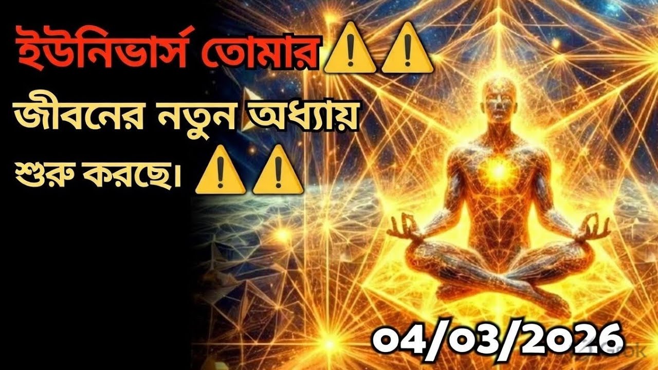 ০৪ মার্চ মহাবিশ্ব বার্তা।ইউনিভার্স তোমার জীবনের নতুন অধ্যায় শুরু করছে....!#angel