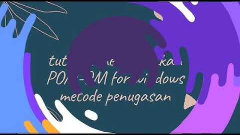 Tutorial Menggunakan POM-QM for Windows Metode Penugasan