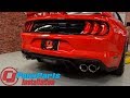 2018-2022 Mustang GT MagnaFlow Cat-Back Quad Tip Competition 3" w/o Active Exhaust Fastback Install