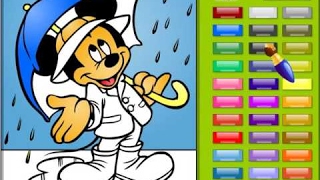 Cute Mickey Mouse Coloring Game  ♥ Cartoon Games for Kids screenshot 3