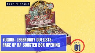 ASMR Yugioh Rage of Ra Booster Box Opening Pt. 1 (Soft Speaking) screenshot 4