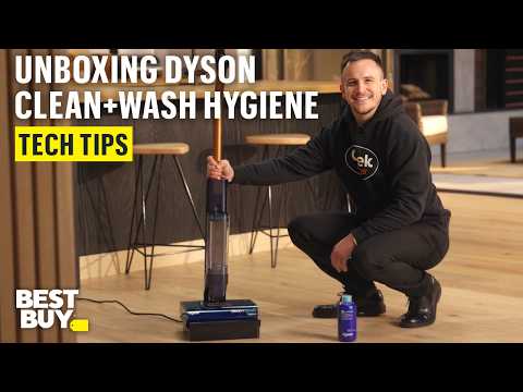 Unboxing the Dyson Clean+Wash Hygiene Wet Cleaner – Tech Tips from Best Buy