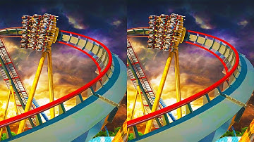 3D Roller Coasters Collection 998 VR Videos 3D SBS [Google Cardboard VR Experience] VR Box VRCoaster