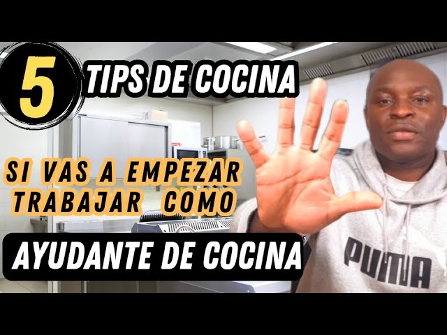 Funciones de ayudante de cocina. ¿Qué es y que hace?