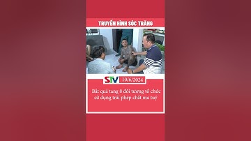 STV - Bắt quả tang 8 đối tượng tổ chức sử dụng trái phép chất ma túy