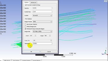Ansys, streamlines, wing