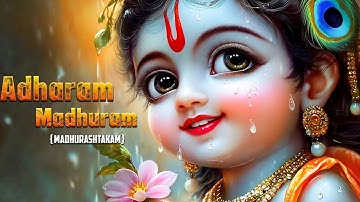 Adharam Madhuram | Beautiful Little Krishna Bhajan | श्री कृष्ण का मधुर भजन | Krishna Bhakti Song