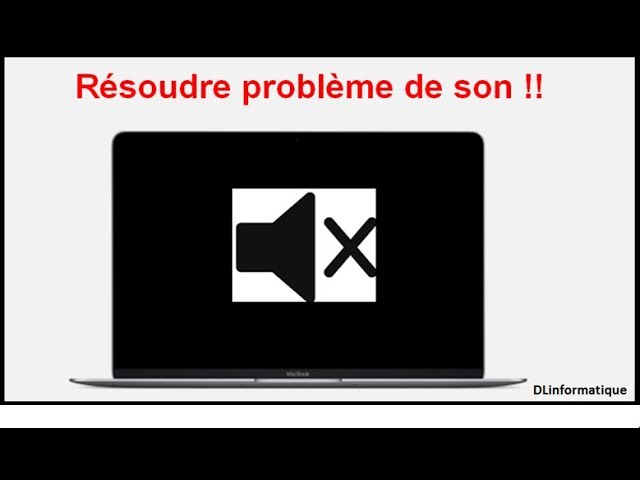 Résoudre problème de son sur pc Windows 