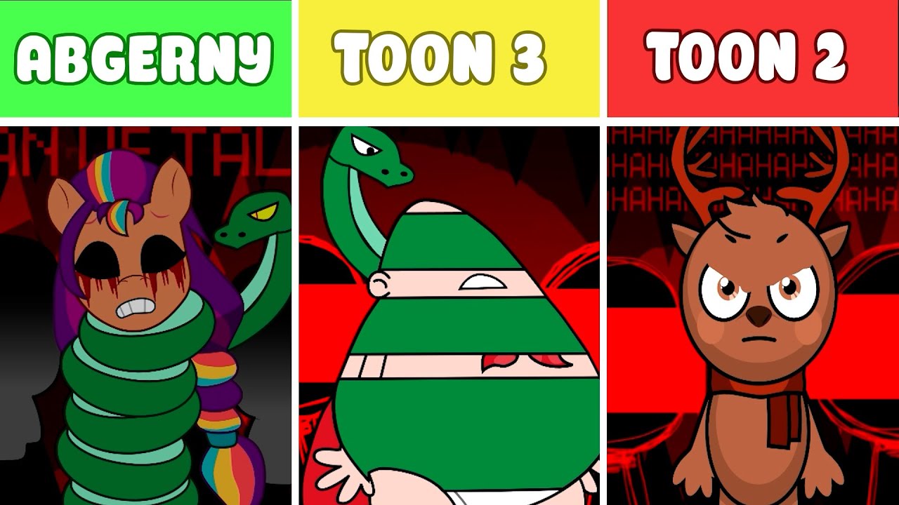 Incredibox: Abgerny Toon 1 Vs Toon 2 Vs Toon 3| Normal and Horror Update !!