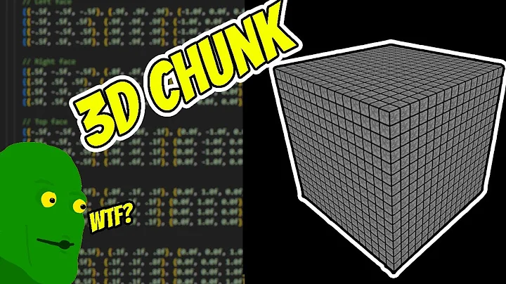 First Chunk - A Minecraft Clone journey C++ Vulkan - part 1 (hand - reveal)