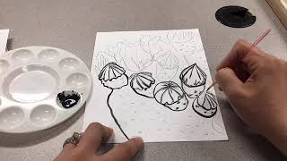 Silk screen Making a Rough Draft