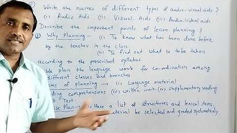 D.El.Ed/BSTC/SECOND YEAR/5th Paper/English/Part B/Unit 4/Part 1/Planning & Material Development