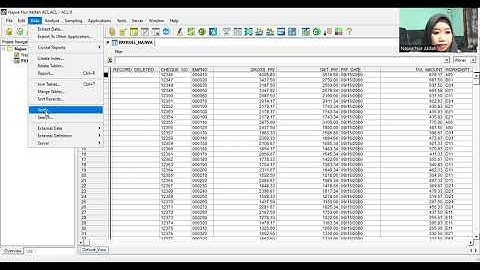 INI DIA TUTORIAL ACL! UNDERSTANDING DATA (VERIFIKASI DATA, COUNT RECORD, TOTALING FIELDS)