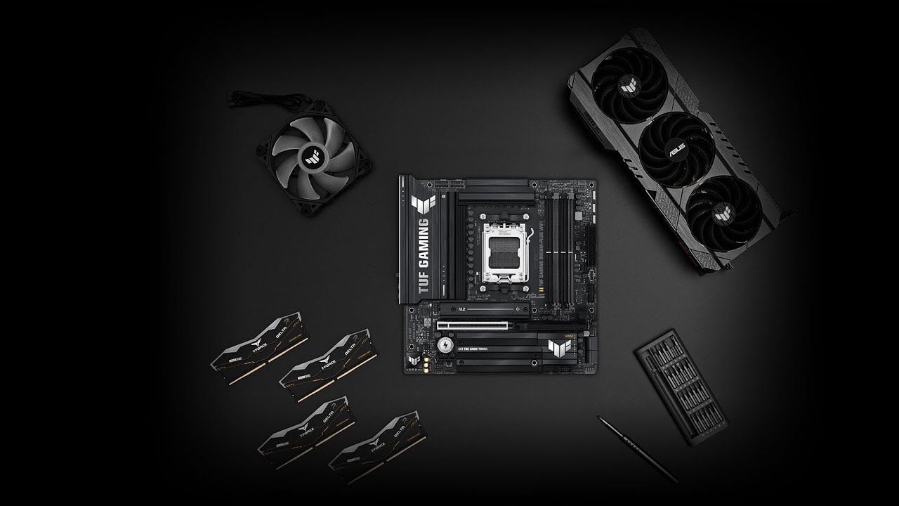 Unboxing Placa Mãe ASUS TUF B850M-PLUS WIFI, AMD AM5 , m-ATX, DDR5, Wi-fi 6e