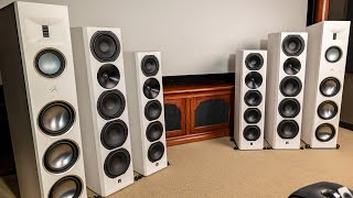 Arendal 1723 THX Towers and MartinLogan F200 - Side-by-side Comparison