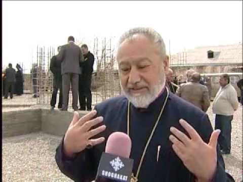 Blessing of foundations of a new church in Armavir...