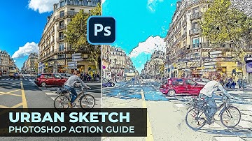 Urban Sketch Photoshop Action Guide
