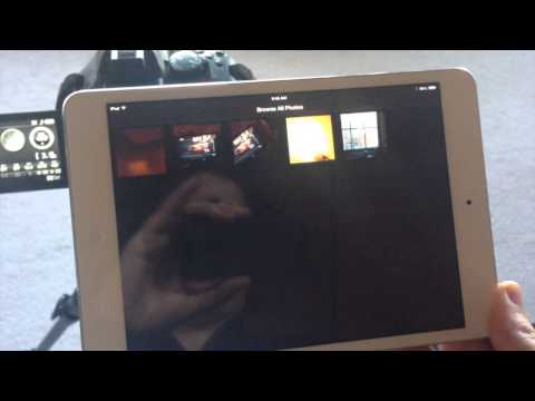 DSLR to iPad Wireless Tethered Photo Transfer