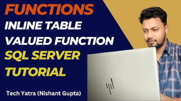 Inline Table Valued Function in SQL Server #sql #sqlserver #techyatra