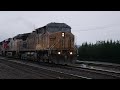 Union Pacific 6837 grain train in Vancouver Wa thumbnail